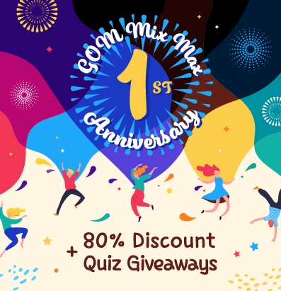 GOM Mix Max 1YR 80% Off+Quiz Giveaway!