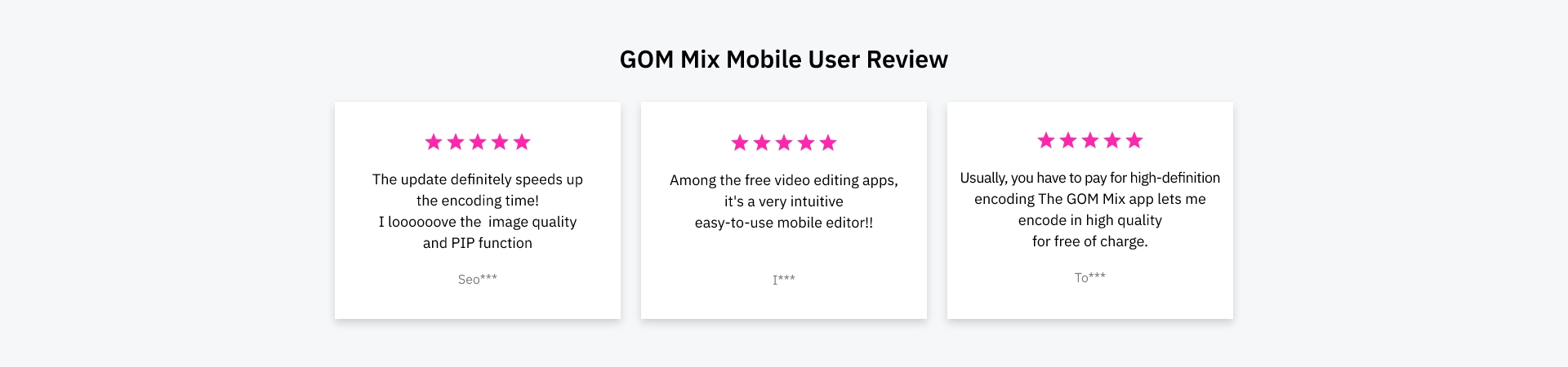 GOM Mix Mobile User Review Image