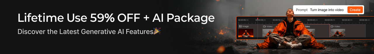 Lifetime Use 59% OFF + AI Package, Discover the Latest Generative AI Features🎉