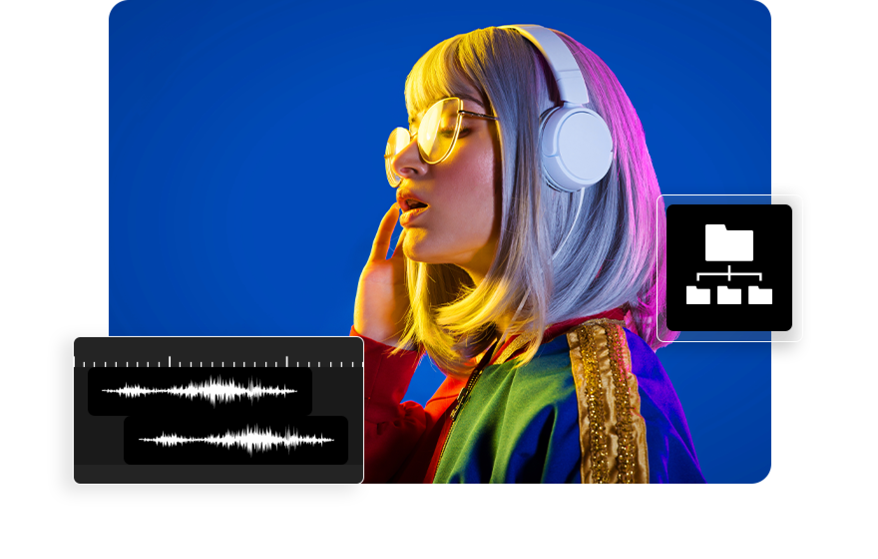 오디오를 분리 저장