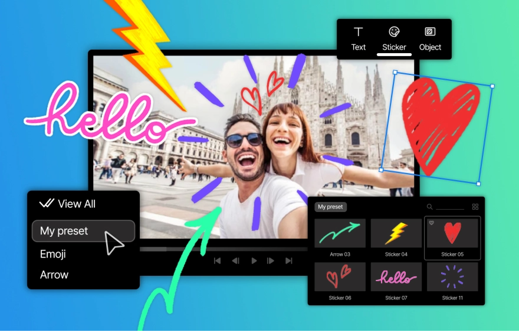 편리한 프리셋 기능