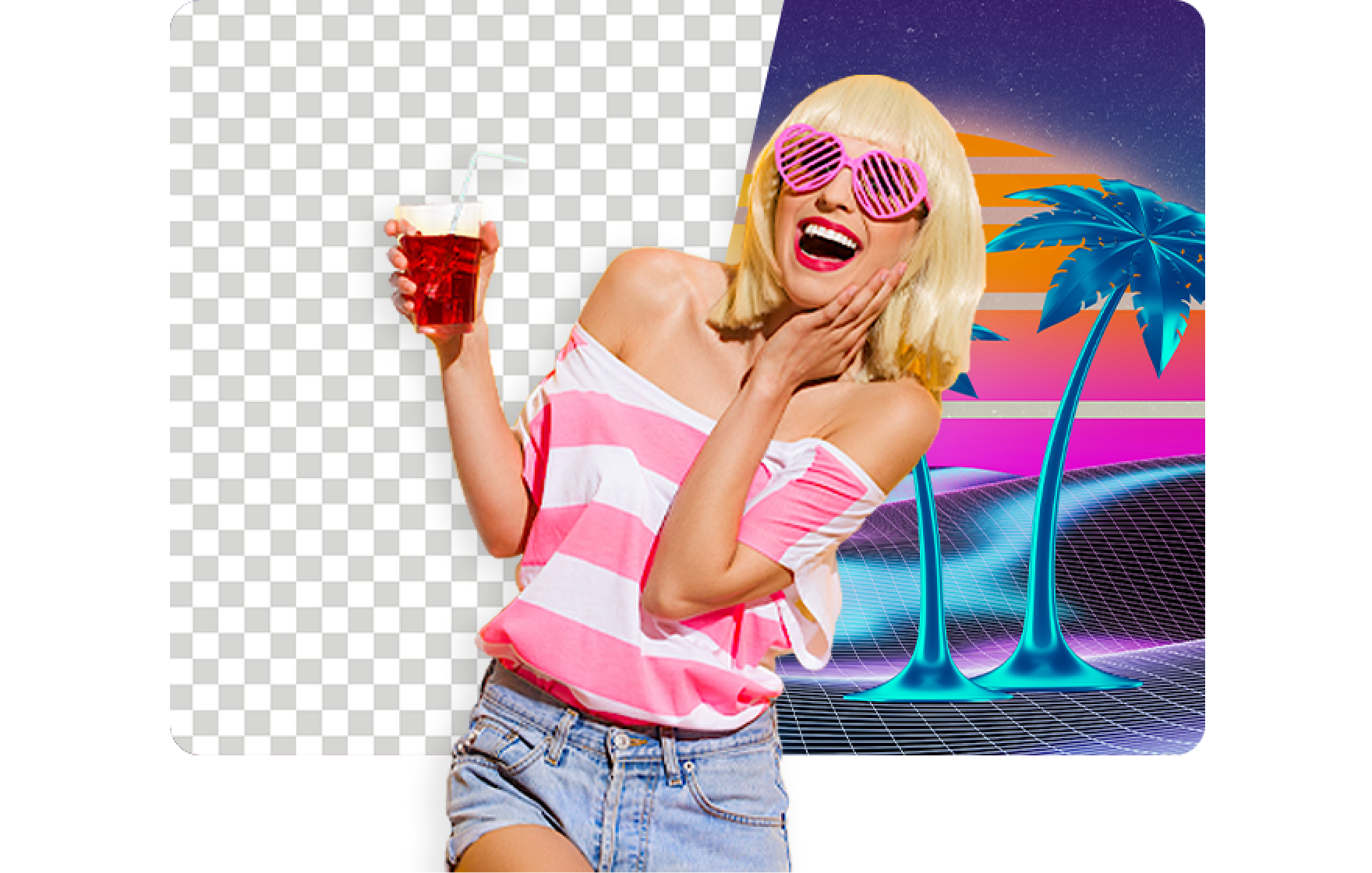 영화같은 크로마키 효과